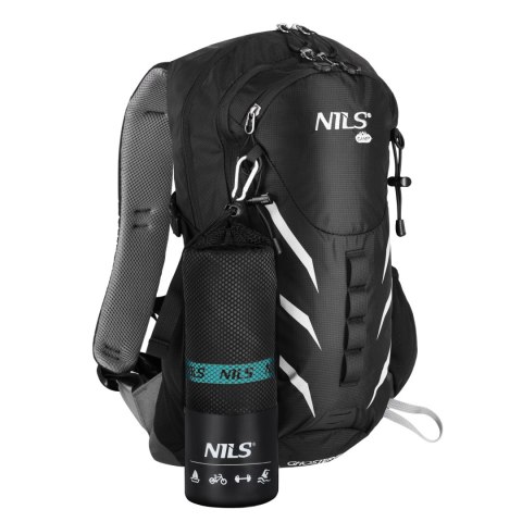 NCR13 CZARNY RĘCZNIK Z MIKROFIBRY 200X90 cm NILS