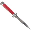 Nóż sprężynowy Frank Beltrame Stiletto Red 23cm (FB 23/41)