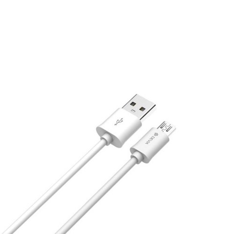 Devia kabel Smart EC081 USB - MicroUSB 1,0 m 2,1A biały