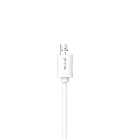 Devia kabel Smart EC081 USB - MicroUSB 1,0 m 2,1A biały