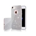 Nakładka Glitter 3w1 do iPhone 7 / 8 / SE 2020 / SE 2022 srebrna
