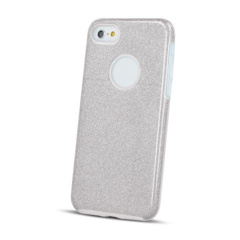 Nakładka Glitter 3w1 do iPhone 7 / 8 / SE 2020 / SE 2022 srebrna