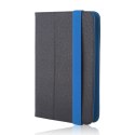 Uniwersalne etui ORBI do tabletów 9-11''(L27 x W20 cm) czarno-niebieskie
