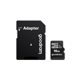 GoodRam karta pamięci 16GB microSDHC kl. 10 UHS-I + adapter