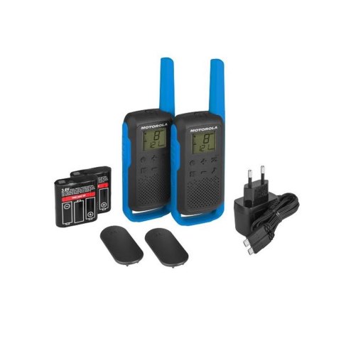 Motorola Talkabout T62 dwupak + ładowarka niebieski