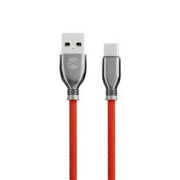 Forever kabel Tornado USB - USB-C 1,0 m 3A czerwony