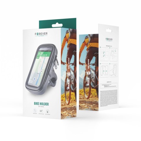 Forever uchwyt rowerowy BH-100 czarny wodoodporny XXL