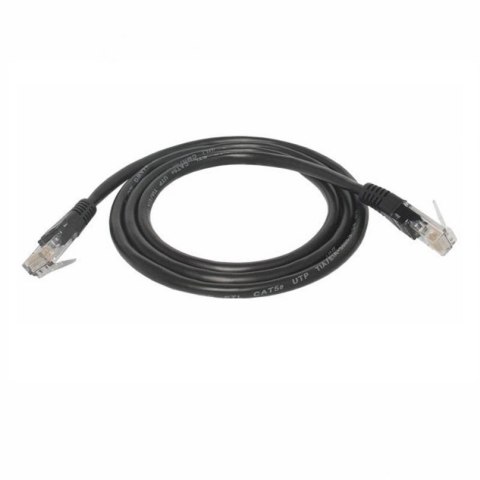 Kabel komp.sieciowy UTP CAT5e 1m (patchcord) czarny