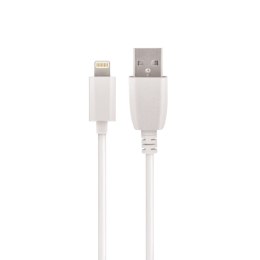 Kabel Lightning Setty MFI 1m 2,4A biały do iPhone/iPad