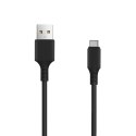 Kabel USB Setty 1m 2A USB-C czarny R