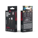 Maxlife kabel MXUC-01 USB - Lightning 1,0 m 2A czarny nylonowy