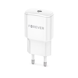 Forever ładowarka sieciowa PD QC TC-01-20C 1x USB-C 20W biała
