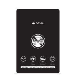Devia Zestaw folii anticrash prywatyzująca matowa do maszyny tnącej 20szt na smartfony na ekran
