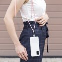 Uniwersalna tasiemka/smycz na szyję do telefonu różowa