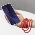Uniwersalna tasiemka/smycz na szyję do telefonu różowa