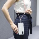 Uniwersalna tasiemka/smycz na szyję do telefonu różowa
