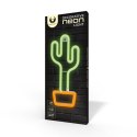 Neon LED KAKTUS pomarańcz/zielony Bat + USB FLNE02 Forever Light