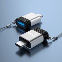 BWOO adapter USB - USB-C szary OTG BZ-35