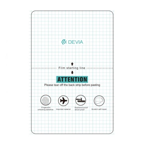Devia Zestaw folii anticrash na tablety do maszyny tnącej 20szt 22,5 x 32,5 cm