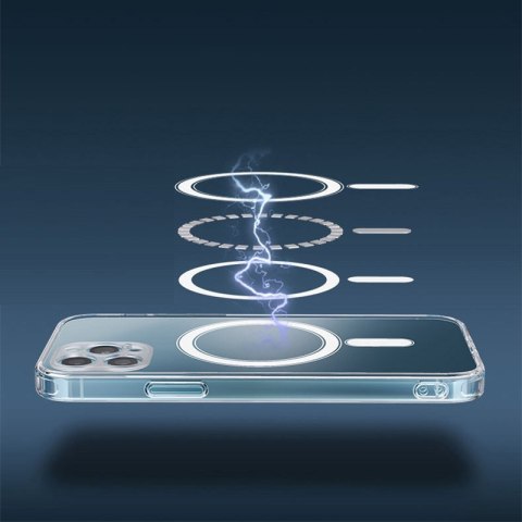Nakładka Anti Shock 1,5 mm Mag do iPhone 13 6,1" transparentna camera protection