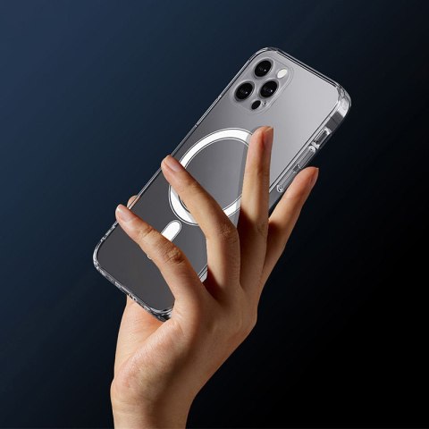 Nakładka Anti Shock 1,5 mm Mag do iPhone 13 Pro 6,1" transparentna camera protection