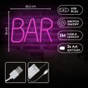Neon LED BAR róż Bat + USB FLNE24 Forever Light
