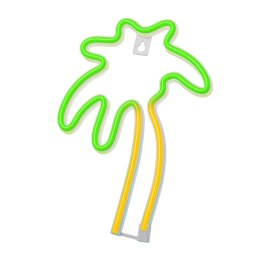 Neon LED PALMA pomarańcz zielona NNE04 Neolia