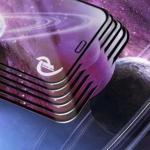 Szkło hartowane 9D do iPhone 13 / 13 Pro / 14 / 16e 6,1" czarna ramka