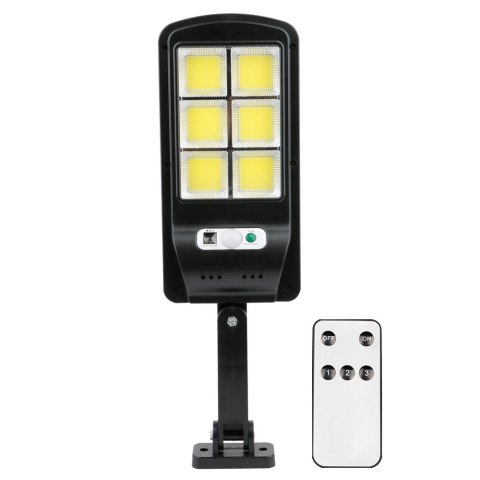 Forever Light Lampa solarna LED SUNARI FLS-01 6*COB PIR 10W 800lm 6000K 2400mAh Li-Ion + pilot