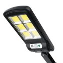 Forever Light Lampa solarna LED SUNARI FLS-01 6*COB PIR 10W 800lm 6000K 2400mAh Li-Ion + pilot