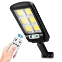 Forever Light Lampa solarna LED SUNARI FLS-01 6*COB PIR 10W 800lm 6000K 2400mAh Li-Ion + pilot