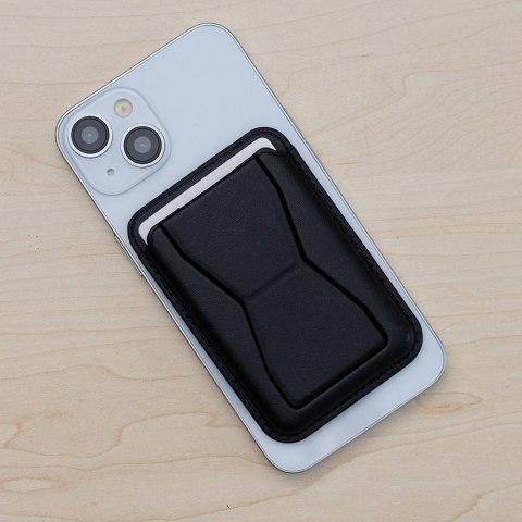 Etui na kartę z podstawką czarne