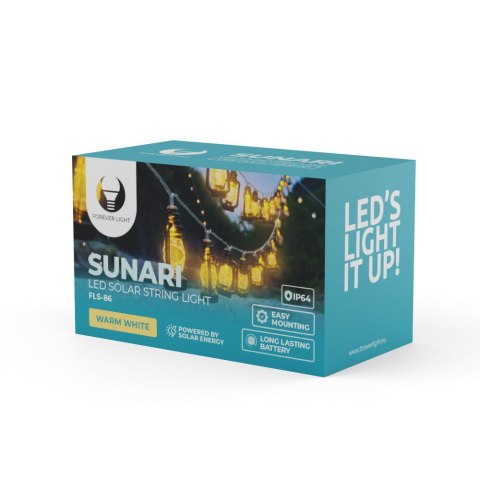 Forever Light Sznur solarny Latarenki LED SUNARI FLS-86 30LED 6,5m 600mAh Ni-MH