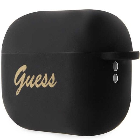 Guess etui do AirPods Pro 2 GUAP2LSCHSK czarne Silicone Heart Charm