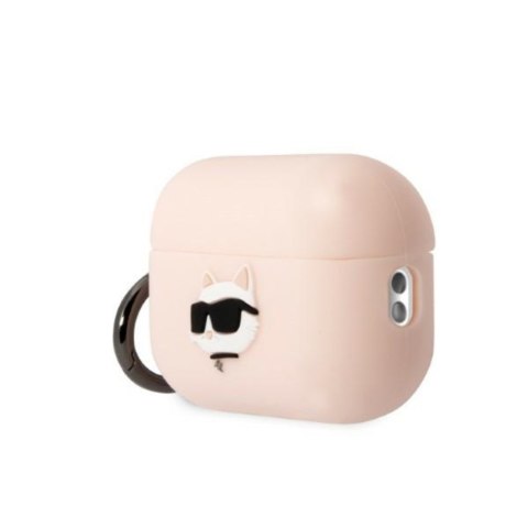 Karl Lagerfeld etui do Airpods Pro 2 KLAP2RUNCHP różowe 3D Silicone NFT Karl