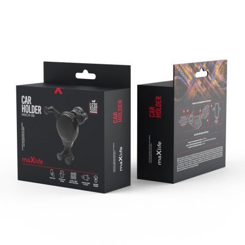Maxlife uchwyt samochodowy do kratki MXCH-06 czarny
