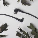 Maxlife kabel kątowy MXUC-09 USB - USB-C 1,0 m 3A czarny