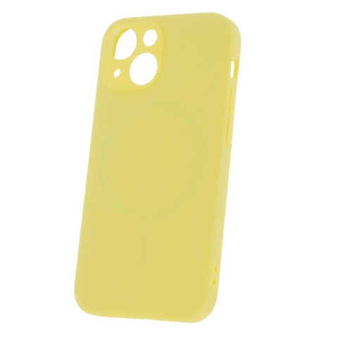 Nakładka Mag Invisible do iPhone 14 6,1" pastelowy żółty
