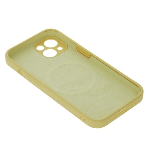 Nakładka Mag Invisible do iPhone 14 Pro 6,1" pastelowy żółty
