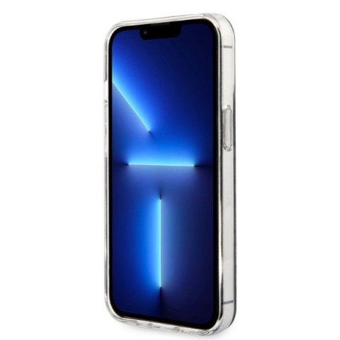 Guess zestaw nakładka + ładowarka do iPhone 13 Pro 6,1" GUBPP13LH4EACSK czarna hard case 4G Print MagSafe
