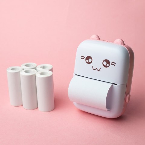 Maxlife drukarka termiczna BT MXTP-100 różowa