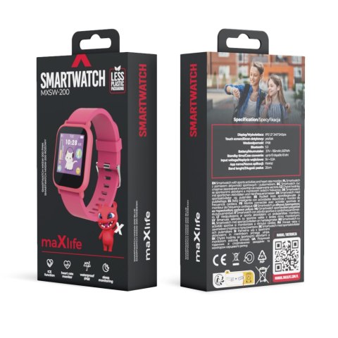 Maxlife smartwatch Kids MXSW-200 różowy