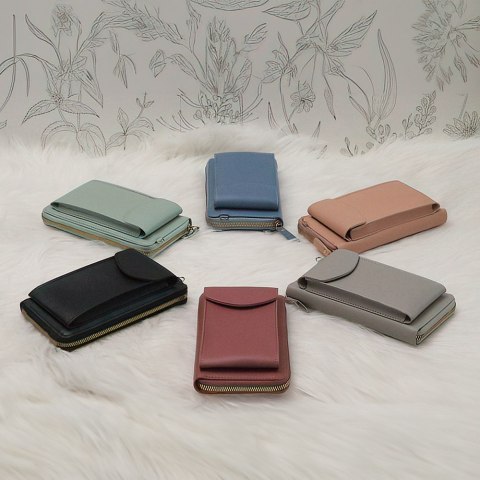 Torebka na telefon różowa