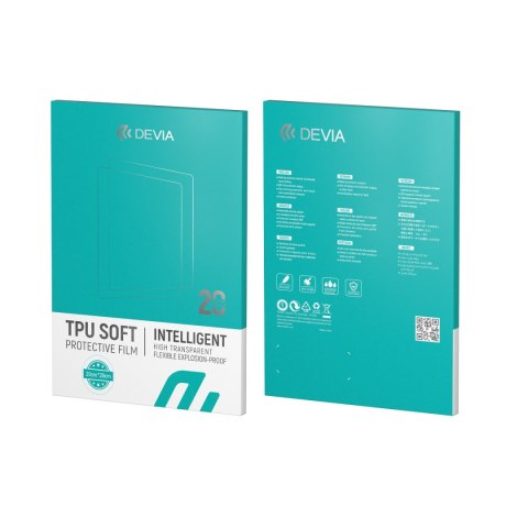 Devia Zestaw folii anticrash na tablety do maszyny tnącej 20szt 20 x 29 cm