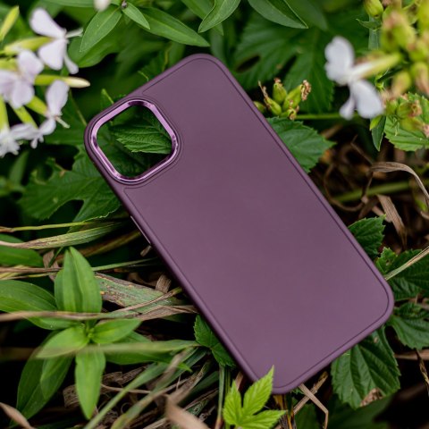 Nakładka Satin do iPhone 15 Pro Max 6,7" burgundowa