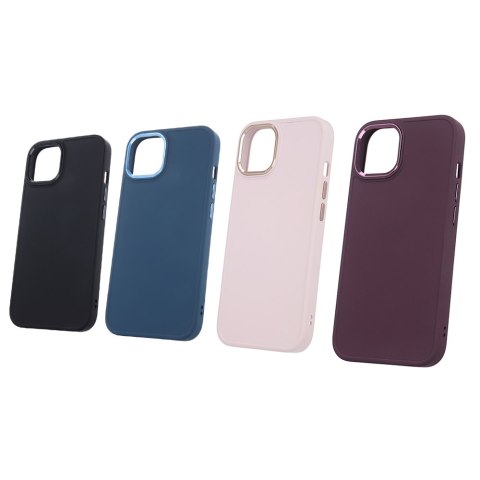 Nakładka Satin do iPhone 15 Pro Max 6,7" burgundowa
