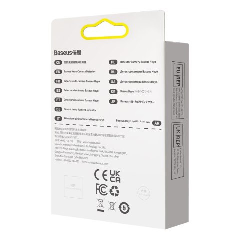 Baseus Heyo wykrywacz ukrytych kamer biały
