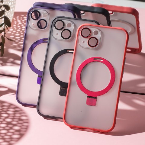 Nakładka Mag Ring do iPhone 15 Pro Max 6,7" fioletowa