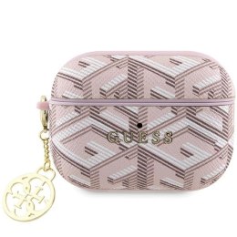 Guess etui do AirPods Pro 2 GUAP2PGCE4CP różowe Gcube Classic Gold Logo W/Charm