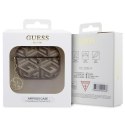 Guess etui do AirPods Pro 2 GUAP2PGCE4CW brązowe Gcube Classic Gold Logo W/Charm